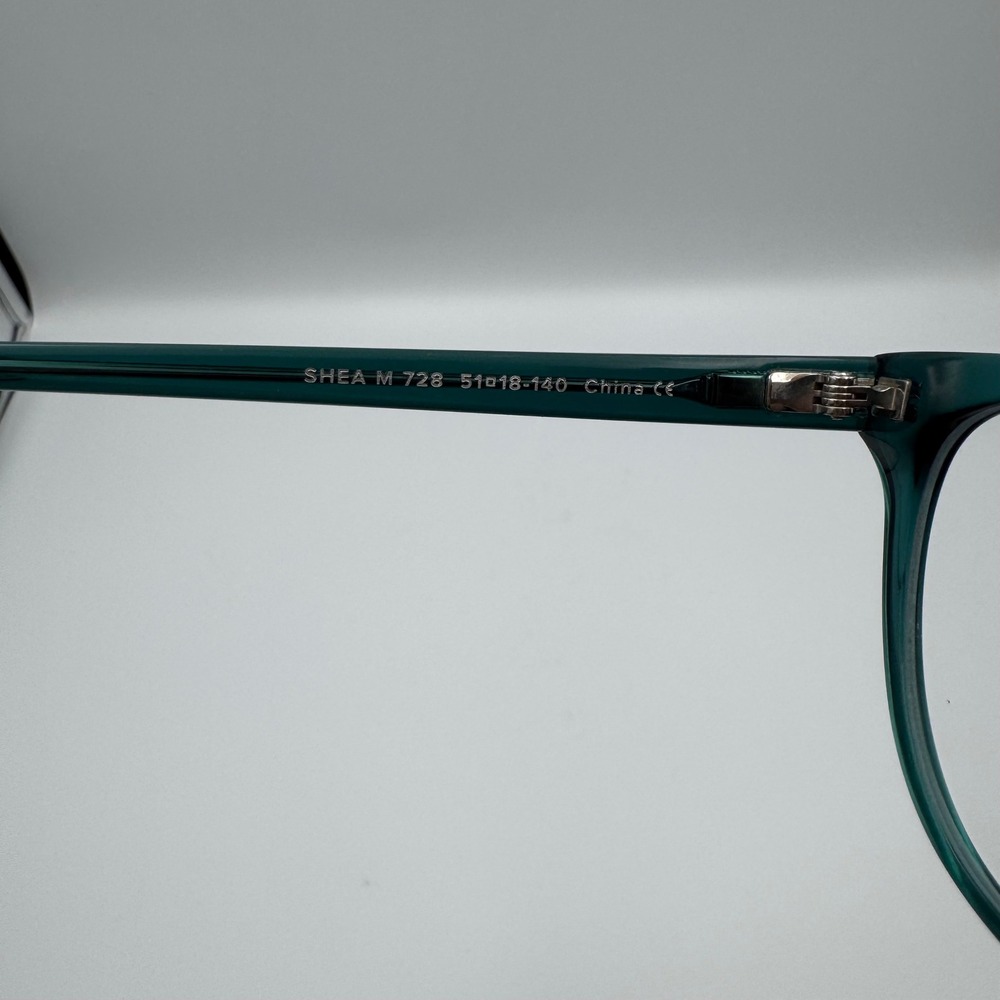 Warby Parker Shea Eyeglasses Womens 51-18-140 Green Frames M 728 with Case - Picture 7 of 9